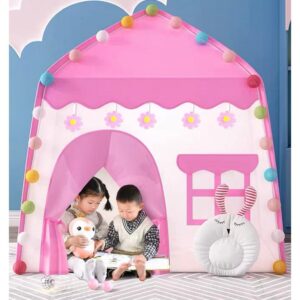 Barraca Infantil Rosa Flor Grande 1.3M Menina Princesa Presente Crianças - Oferta na Shopee