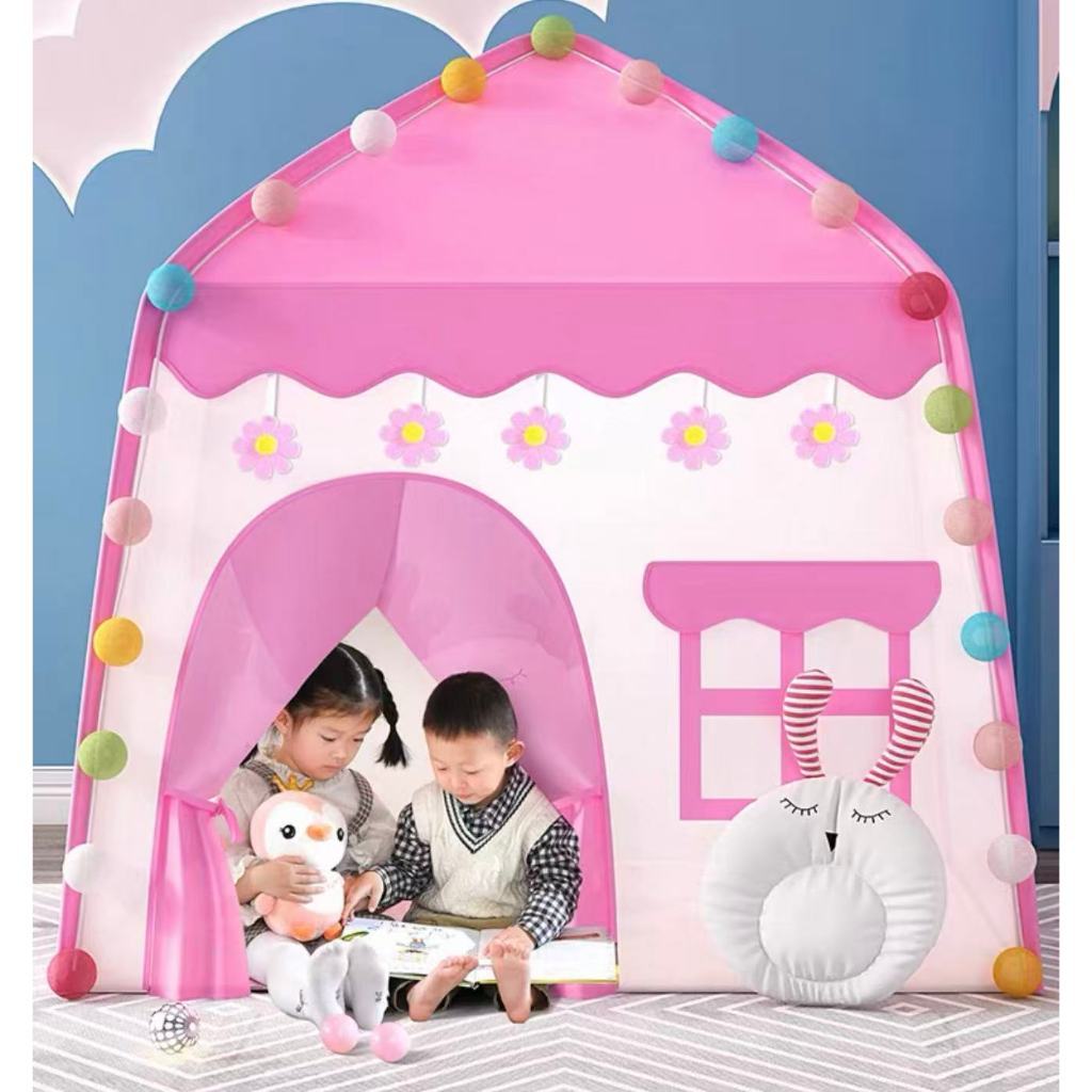 Barraca Infantil Rosa Flor Grande 1.3M Menina Princesa Presente Crianças Barraca Infantil Rosa Flor Grande 1.3M Menina Princesa Presente Crianças - Oferta na Shopee
