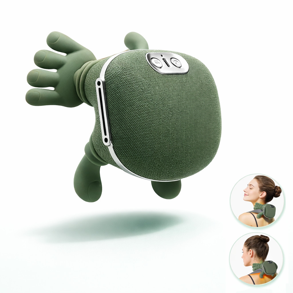 Massegeador de Pescoço 8 Pontos Aquecimento Relaxamento Tensão Ombro Mãos Massagem Alívio Massegeador de Pescoço 8 Pontos Aquecimento Relaxamento Tensão Ombro Mãos Massagem Alívio