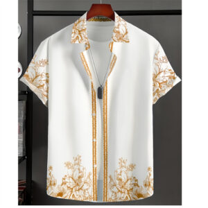 Camisa Barong Masculina Vintage