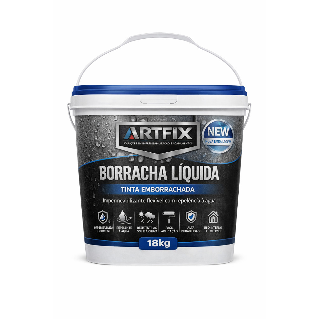 Borracha Líquida 18kg Vedação de Telhado Profissional Borracha Líquida 18kg Vedação de Telhado Profissional - Oferta na Shopee