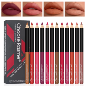 Conjunto De 12 Lápis Labial Mate Resistente À Água