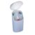 Porta Escovas De Dente Pasta Com Tampa Viagem Banheiro Lavabo Plastico Branco Arthi
