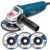 Esmerilhadeira Angular GWS 850 Bosch 850W 4.1/2″ com 3 Discos