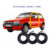 Kit Borrachas Vedação Uno Mille Fire 2001 2002 2003 2004 2p+malas