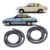 Jogo 2 Borrachas Janela Vidro Movel Chevette Sedan Pvc