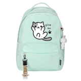 Mochila Escolar Juvenil Reforçada Espaçosa Cat Teen Original