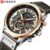 Curren Relógio Masculino Multifuncional Com Pulseira De Couro E Cronógrafo À Prova D’água 8380 XS