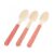 Pacote Colher Madeira – Chevron Vermelho – 14cm – 10 Un – Rizzo