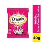 Petisco Dreamies Gatos Adultos Carne 40g