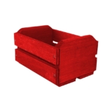 Caixote de Madeira Vermelho 11,5×8,5×6,5cm – 01 Unidade – Rizzo