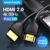 Vention HDMI 2.0 Cable Super Slim Support 4K 60Hz Male to Male Gold Plated Connector compatible with Apple TV Projecto