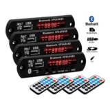 4 Placa P/ Amplificador Modulo Mp3 Bluetooth Usb Muda Pasta