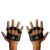 Par Luvas Protetoras M PVC T308 Preta Acte