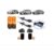 Par Amortecedor Dianteiro Cofap  Kit Batente Palio 2007 2008