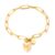 Pulseira Feminina De Coração Em Aço Inoxidável Vnox