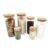 Conjunto de Potes de Vidro Herméticos com Tampa de Bambu 6 peças – Oikos
