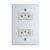 Conjunto 2 Tomada 2P+T 20A 250V 4X2 Branco Equille Weg