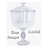 Taça Americana Exclusive Com Tampa 1,250ml – Transparente