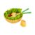 Kit Bowl Salada Com Saleiro Pimenteiro E Pegador De Bambu