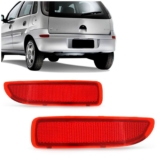 Refletor Parachoque Traseiro Corsa Hatch 2003 2004 2005 2006 2007 2008 2009 Rubi