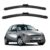 Kit Par Palhetas Limpador Para-brisa Silicone Ford Ka 1997 A 2008