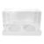 Caixa Panetone Duplo 100g Branco 9×16,5x12cm 5un ASSK Rizzo