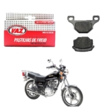 Pastilha de Freio Dianteira P/ Suzuki Intruder 125 2002-2016 Ecopads Vaz