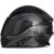 Capacete Moto Fechado R8 Pro fundo Preto e Grafismos Prata Viseira Fumê Tamanho 56 – Pro Tork
