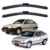 Par Palheta Limpador Para-brisa Dianteiro GM Chevrolet Kadett GL / GSI / Sport Kit