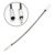 Cabo Extensao Plug Adaptador De Antena Som Dvd Cd Radio Cb90