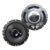 Kit 2 Auto Falante 6  Pioneer Ts-1760br 200w 3 Vias 100w Rms