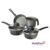 Kit Jogo Conjunto com 4 Panelas em Aluminio Cinza Multiflon