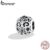 Bamoer 925 Pulseira Clássica De Prata Com Contas/Charme Da Moda Para Diy/Acessórios SCC2183