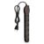 Filtro De Linha Circuit Breaker 6 Tomadas Preto 10a 1,20m