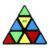 Cubo Mágico Profissional 3×3 Pirâmide Pyraminx Triângulo QiYi QiMing A Preto Lubrificado
