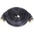 Cabo Rca Kx3 5 Metros 5mm Emborrachado Som Automotivo P/ Modulo