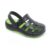 Babuche Sandália Chinelo Papete Infantil Plugt Menino Pop Preto Verde