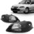 Farol Civic 1999 2000 Máscara Negra Com Lampada Estacionamento