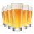 Jogo Copos Cerveja Prime P Vidro 220ml 6 Pcs