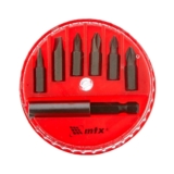 Jogo De 7 Bits Com Adaptador Magnético De Aço – Mtx 113929