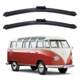 Par Palhetas Limpador Para-brisa Silicone Volkswagen Kombi 1975 A 2011