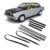 Kit Borrachas Canaletas E Pestanas Chevette 73/82 Com 10 Pcs