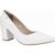 Sapato Scarpin Salto Grosso Médio 8CM Confortável Noiva 9484
