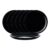 Pratos de Sobremesa, Jogo de Pratos Preto Para Jantar e Sobremesa 9cm 6 Peças – Ruvolo