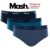 Kit Com 3 Cuecas Plus Size Tamanho Grande 54 56 58 60 Mash Slip Tradicional Em Algodao