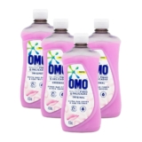 Kit 4 Lava-Roupas Omo Líquido Roupas Finas e Delicadas Original 450ml