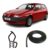 Borracha Do Porta Malas Preta Com Aba Alfa Romeo 145