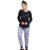 Pijama De Frio Feminino Para O Inverno Com Estampa Conjunto Blusa Manga Comprida E Calca