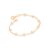 Pulseira Infantil Rommanel com pérolas sintéticas 14 cm 551313